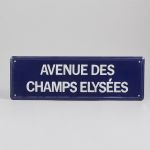 1352 4447 ENAMEL SIGN